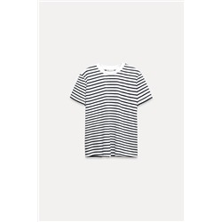 COTTON T-SHIRT WITH ENZYME FINISH