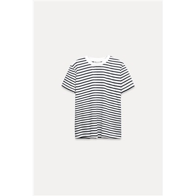 COTTON T-SHIRT WITH ENZYME FINISH