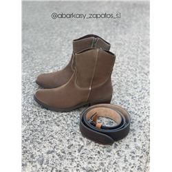 TEKILA 7103 Taupe+Ab.Zapatos Pelle NAPA (200-2-3) MARRON АКЦИЯ