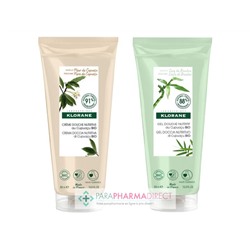 Klorane Cupuaçu Crème Douche Nutritive Fleur de Cupuaçu + Gel Douche Nutritif Sève de Bambou 2x200mlLot  × 2