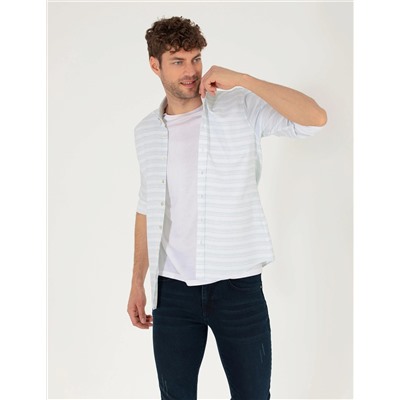 Zümrüt Slim Fit Uzun Kollu Gömlek