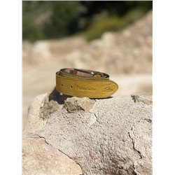 Ab.Zapatos Pelle cinturon (140) Amarillo