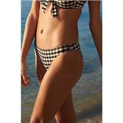 Braguita de biquini Alba Negro y caqui
