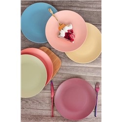Keramika Mat Mix Soft Ege Servis Tabağı 26 Cm 6 Adet ST040406F17XA000000MAS3T00