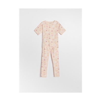 Zweiteiliges Pyjama-Set mit Muster