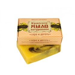 Натуральное мыло Сера и деготь