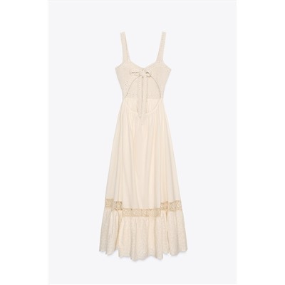 COMBINATION KNIT DRESS