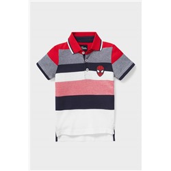Spider-Man - Poloshirt - Bio-Baumwolle - gestreift