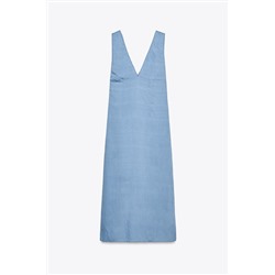EMBROIDERED MIDI DRESS