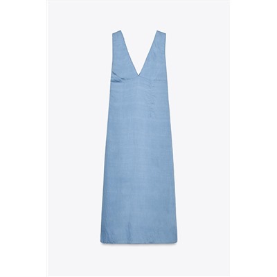 EMBROIDERED MIDI DRESS