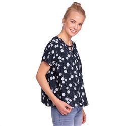Damen Bluse mit elastischem Saumbündchen