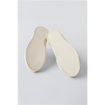 COTTON HIGH-TOP SNEAKERS