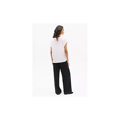 Dolman-Sleeve Crewneck Pocket T-Shirt