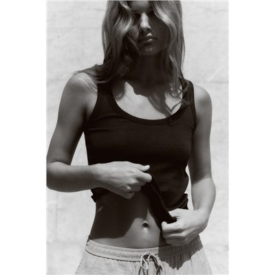 FEW ITEMS LEFT MODAL COTTON STRAPPY TOP