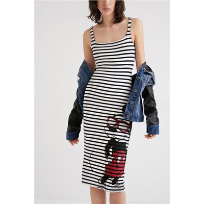 Vestido rayas Mickey Mouse