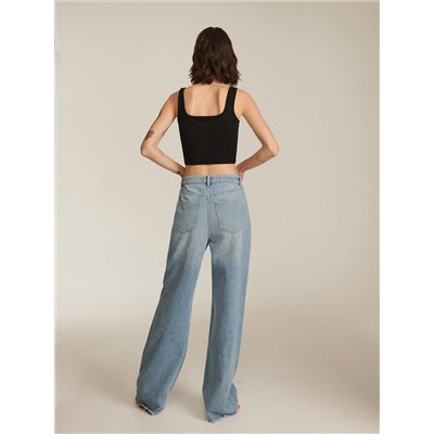 Jeans im Straight-Fit mit langem Bein