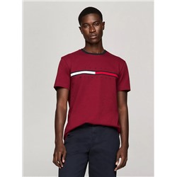 Embroidered Flag Logo T-Shirt