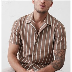 Standard Fit Textured Resort Shirt
