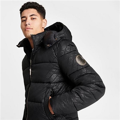 MEN'S SUPPLY & DEMAND SABER ALLOVER PRINT PUFFER JACKET