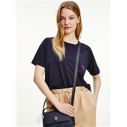 TOMMY HILFIGER ORGANIC COTTON SCRIPT POCKET T-SHIRT