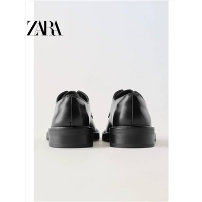 ZARA  😍 официальный сайт⚡️ школьные туфли для мальчика со  скидкой  46🛍    ✅Цвет: на фото     ✅Материал: pu