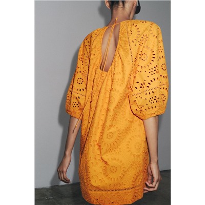 ZW COLLECTION EMBROIDERED SHORT DRESS