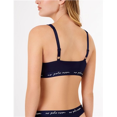 3PK MOLDED CUP CLOSED BACK BRAS WITH ADJUSTABLE STRAPS