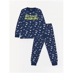 LC Waikiki Bisiklet Yaka Baskılı Uzun Kollu Erkek Çocuk Pijama Takımı, LCW DREAM                                            
                                            Bisiklet Yaka Baskılı Uzun Kollu Erkek Çocuk Pijama Takımı