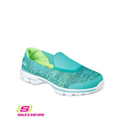 Skechers GOWalk3 Glisten Teal Nursing Shoe