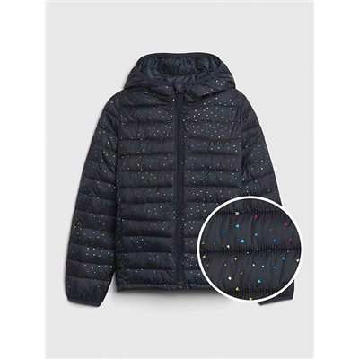 Kids Upcycled Lightweight Puffer Jacket