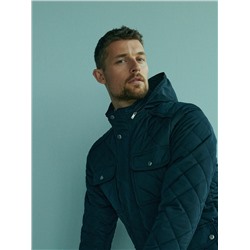Steppjacke mit Kapuze