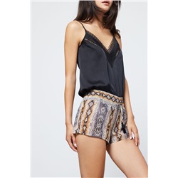 Short Snake Crudo y gris