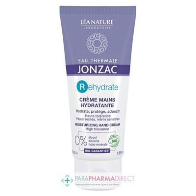 Eau Thermale Jonzac - Rehydrate - Crème Mains Hydratante BIO 50ml