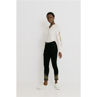 Pantalón tejano skinny tobillero