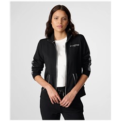 LOGO TAPE ZIP FRONT SWEATSHIRT