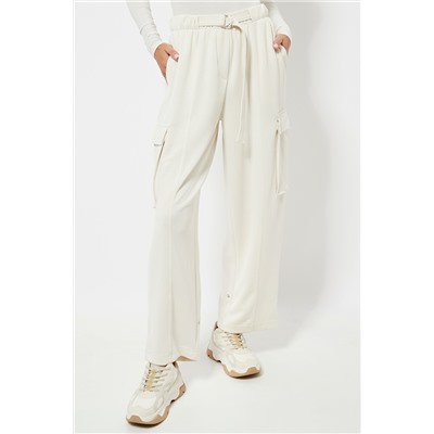Pantalón cargo cintura alta - Crudo