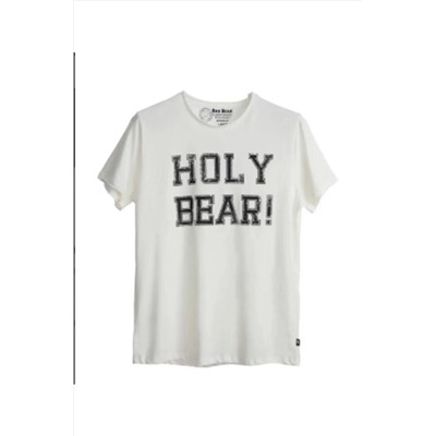 Bad Bear, Holy Bear Tee T-shirt-beyaz