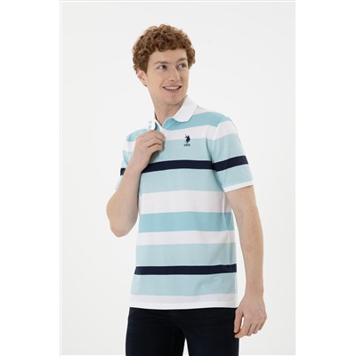 Erkek Regular Fit Polo Yaka Mint Tişört