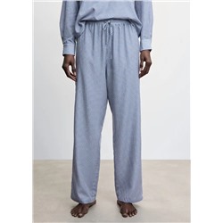 Pantalón pijama vichy -  Mujer | MANGO OUTLET Melilla