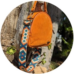 AB.Z · Pelle · mochila serraje (610) NARANJA-(150)-17 (5)