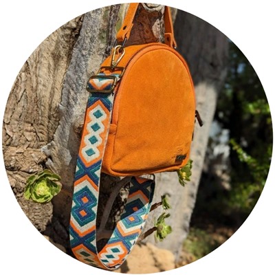 AB.Z · Pelle · mochila serraje (610) NARANJA-(150)-17 (5)