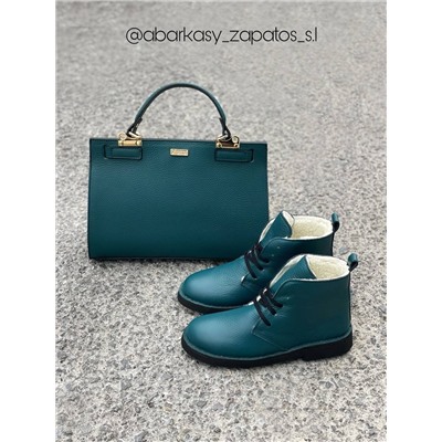 Ab.Zapatos 4619/2 Petrol+Ab.Zapatos PELLE Birkin/2 (720) АКЦИЯ