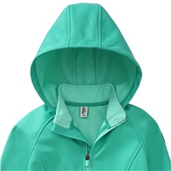 Mädchen Softshelljacke mit Kapuze