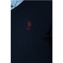 Erkek Lacivert Basic Kazak
