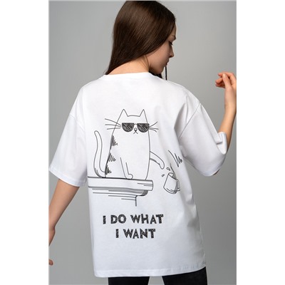 Детская футболка оверсайз Happyfox
