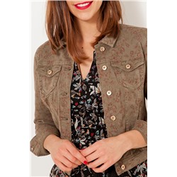 Chaqueta vaquera Topo y rosa