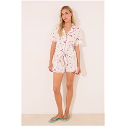 Pijama camisero corto 100% algodón Moomin