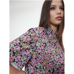 Plissierte Bluse