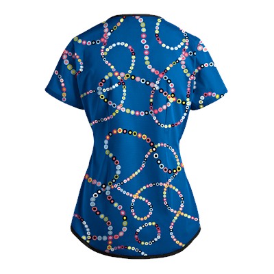 UA Life Saver Royal Scrub Top