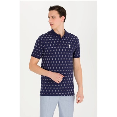 Erkek Lacivert Polo Yaka Tişört